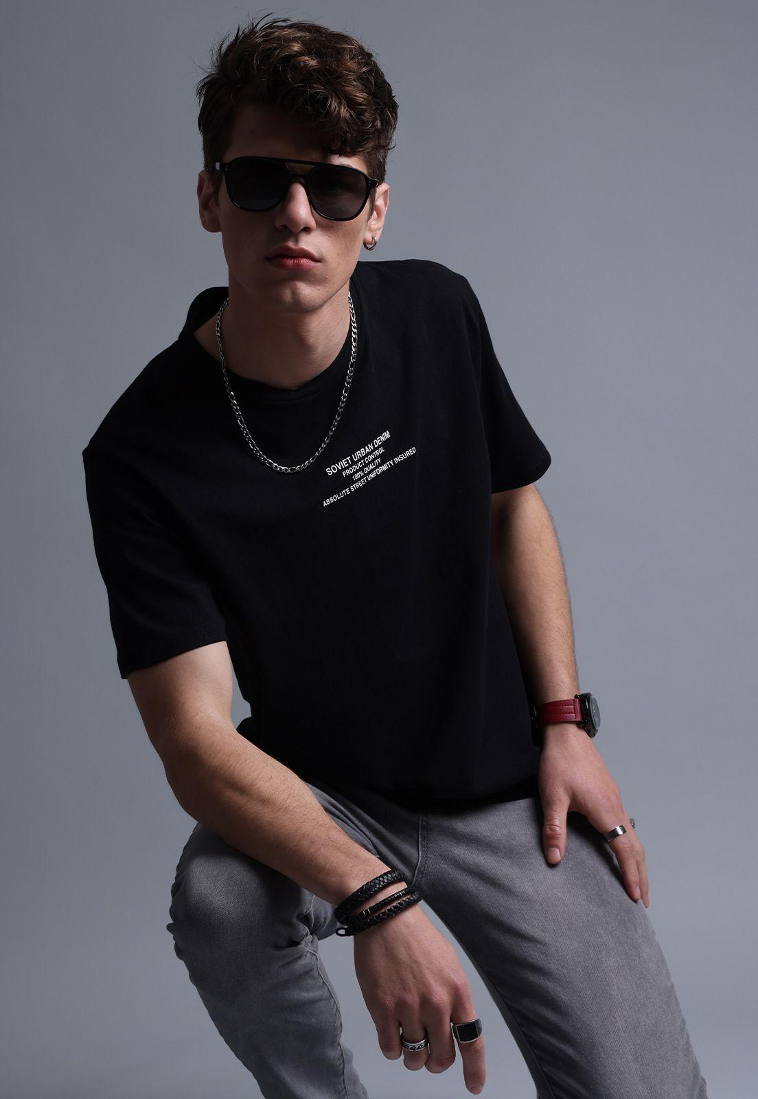 Polera Manga Corta Hombre Soviet SPOH607NE-2