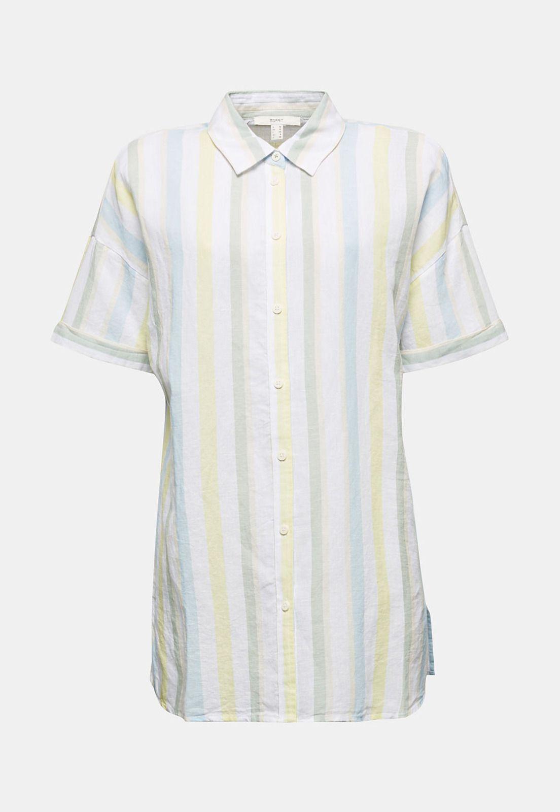 Blusa camisera a rayas-3