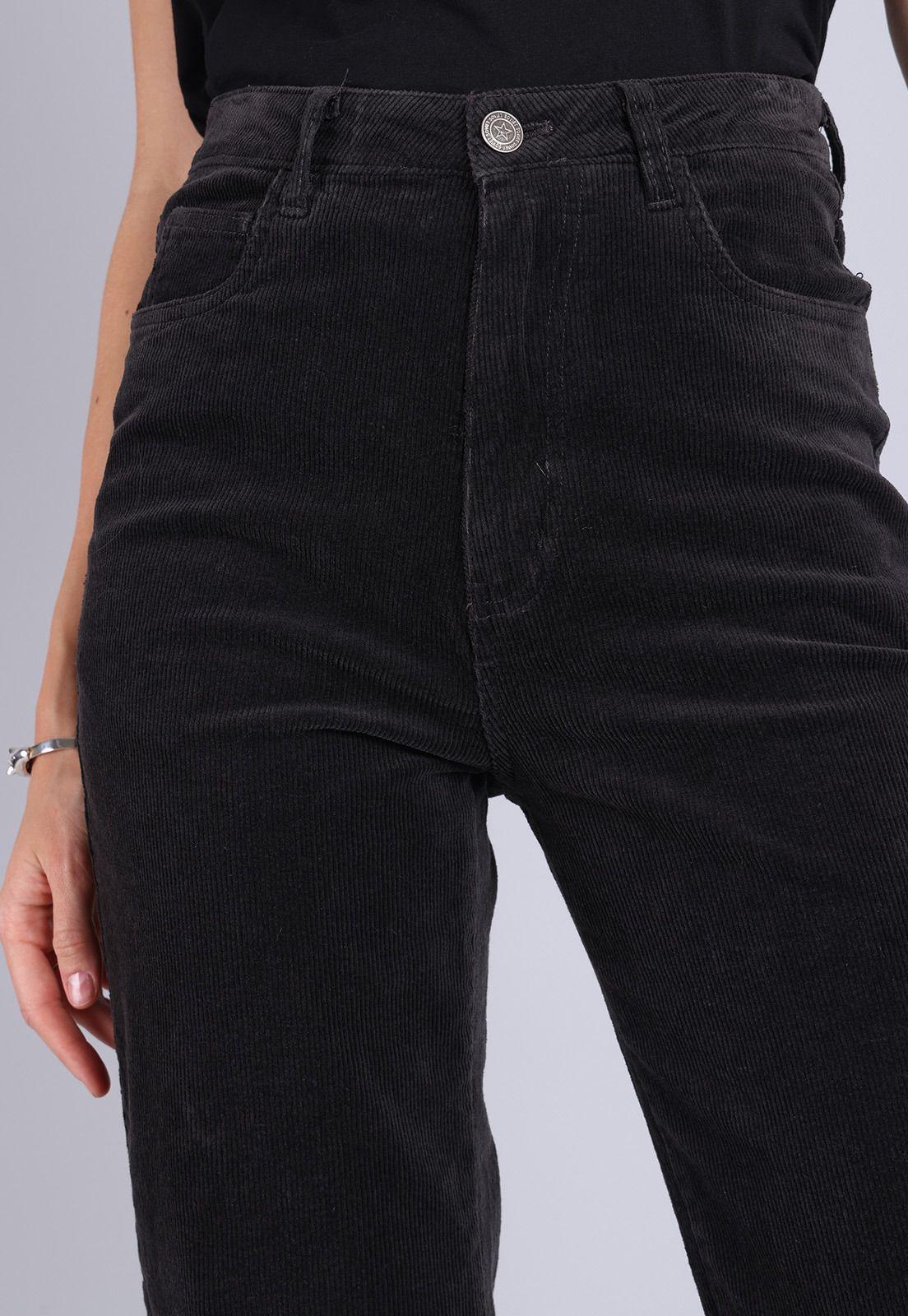 Pantalón Cotele Straight Mujer Soviet AISMB02GR-2
