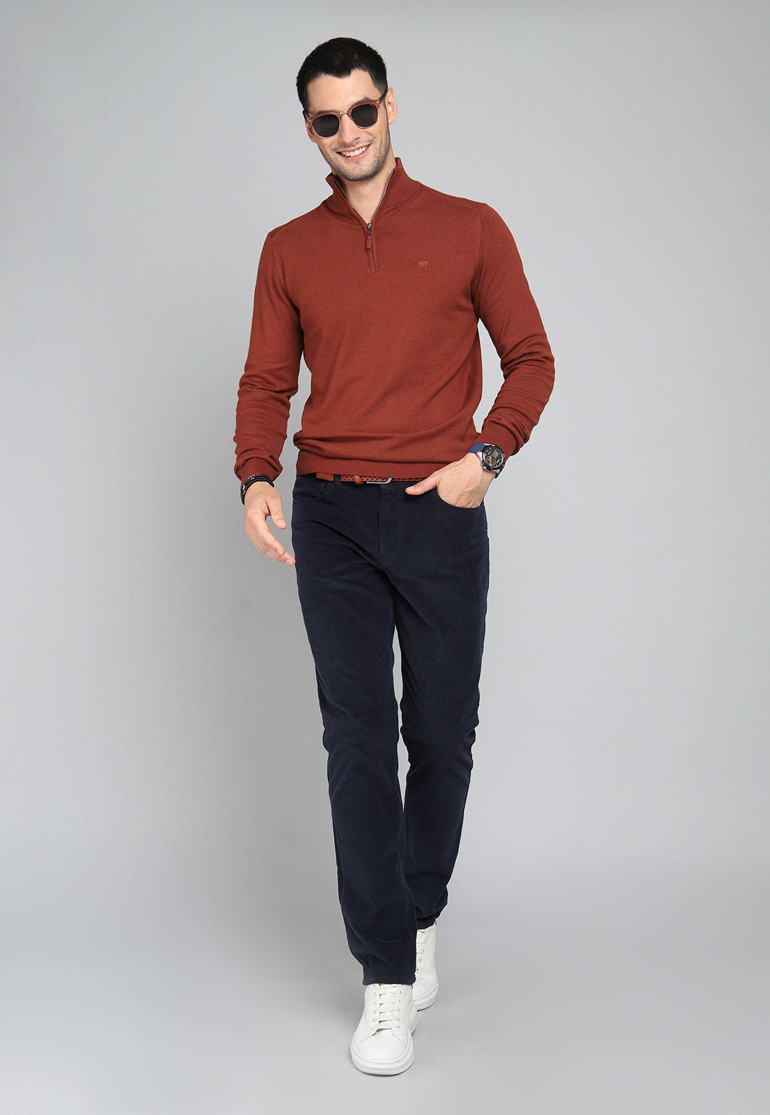 Sweater Half Zipper Arrow SW31039GU-3