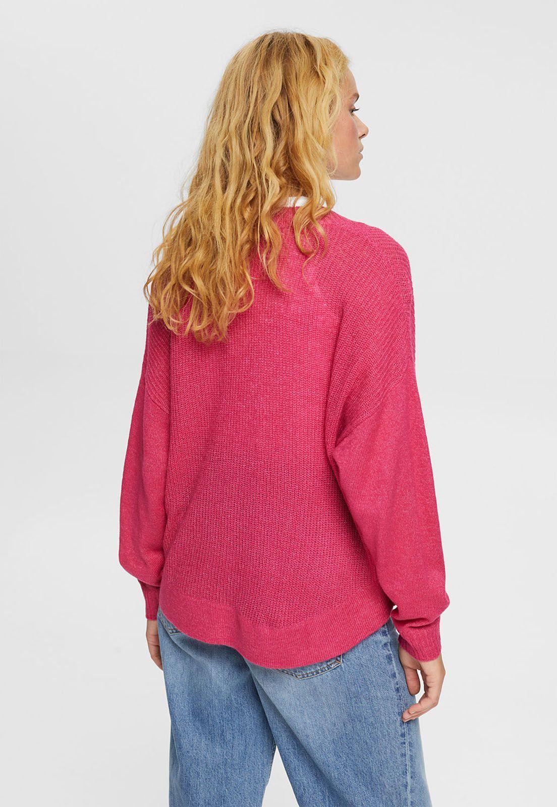 Sweater De Lana Con Cuello En V Mujer Esprit-1