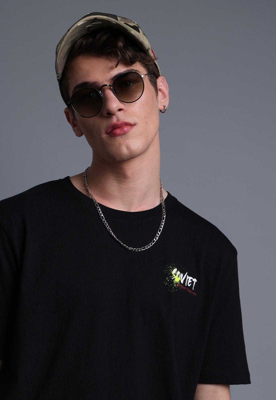 Polera Manga Corta Hombre Soviet SPOH609NE-1