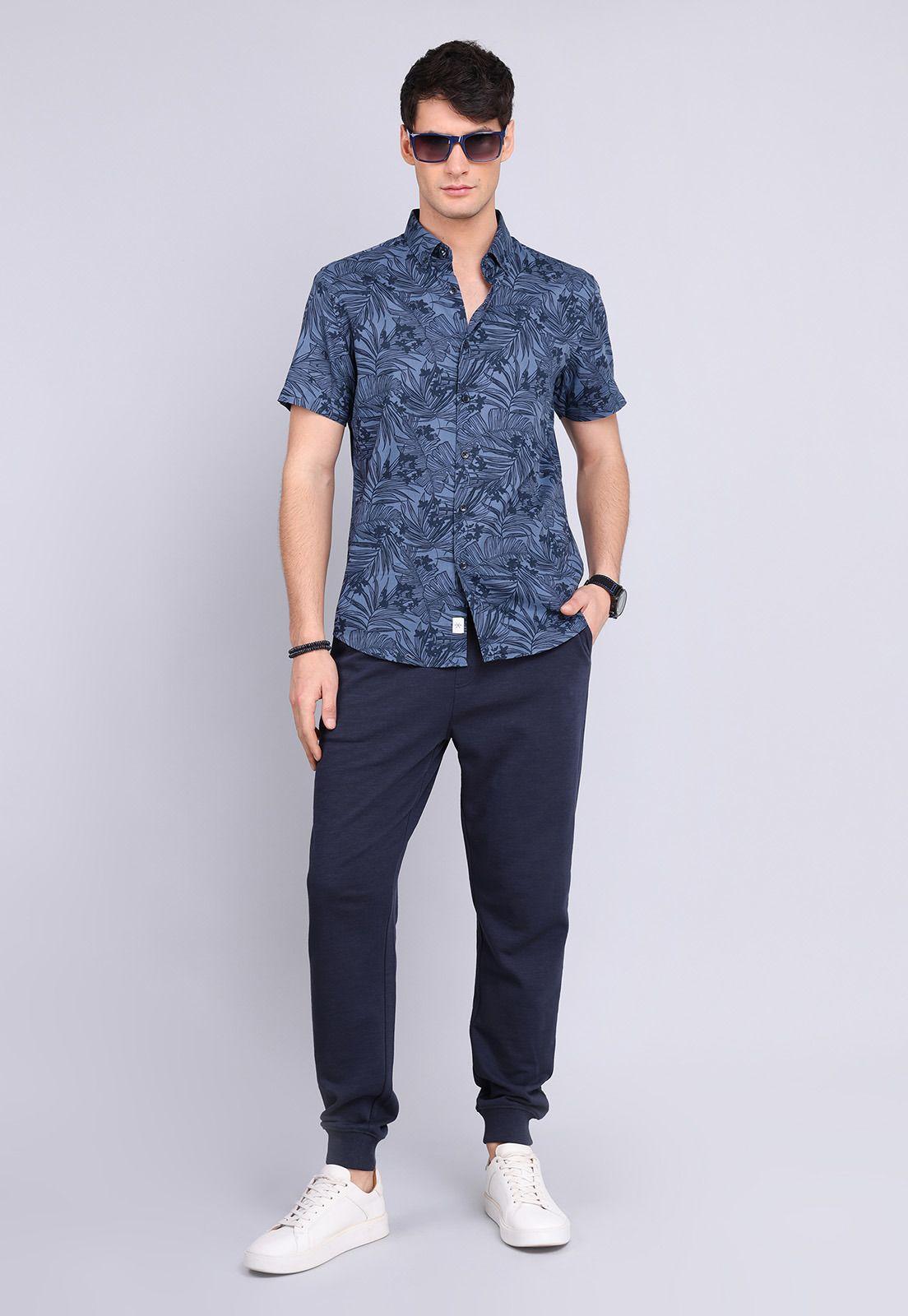 Camisa Manga Corta Floreada Arrow-3