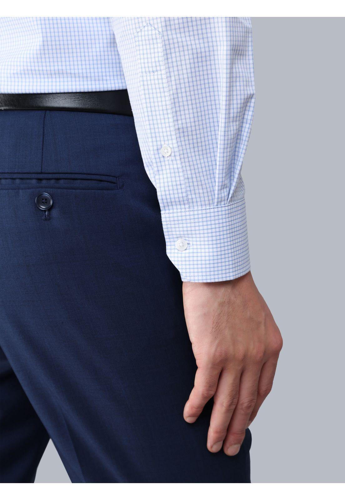 Camisa Formal Spandex Slim Fit Celeste Arrow ARM0506BL-5