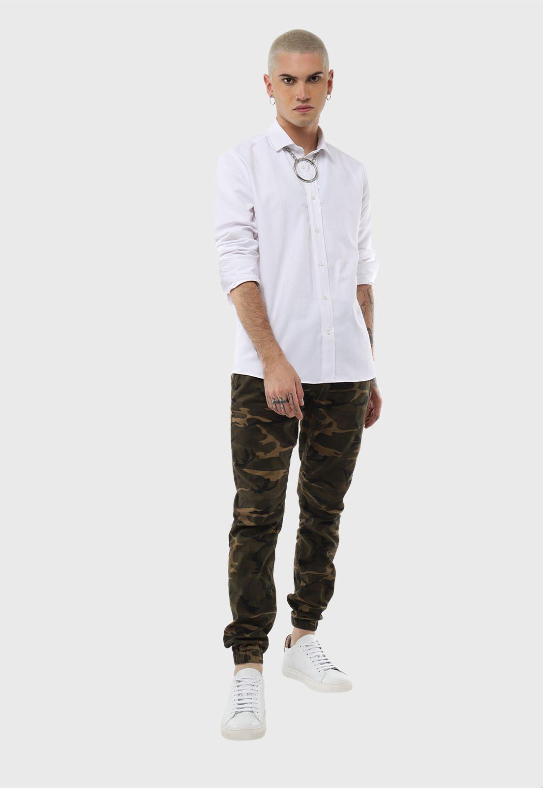 Camisa Casual Manga Larga Soviet-3
