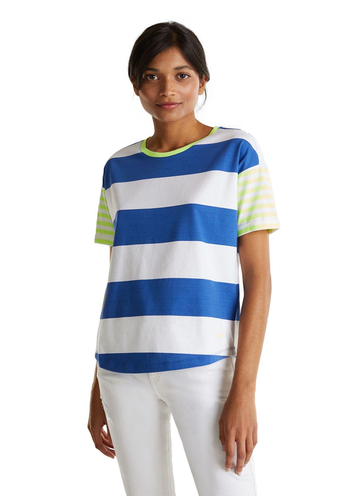 Polera neón rayas anchas-7