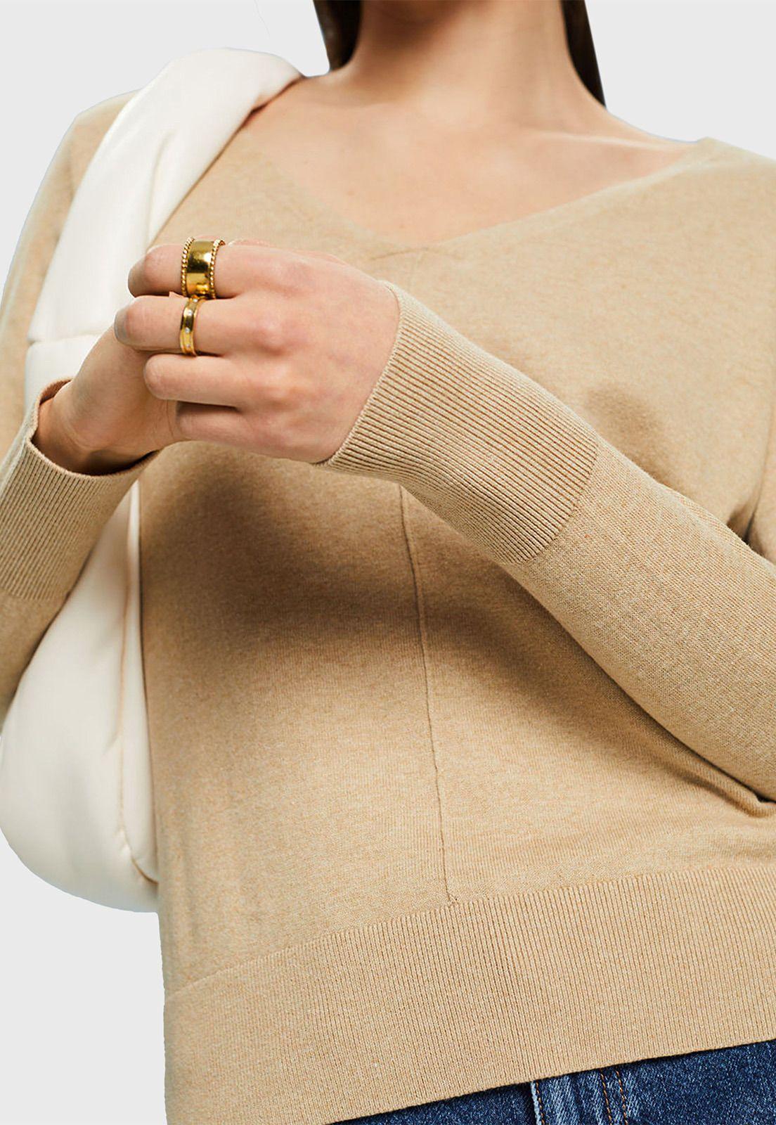 Sweater De Algodón Mujer Esprit 994EE1I304-3