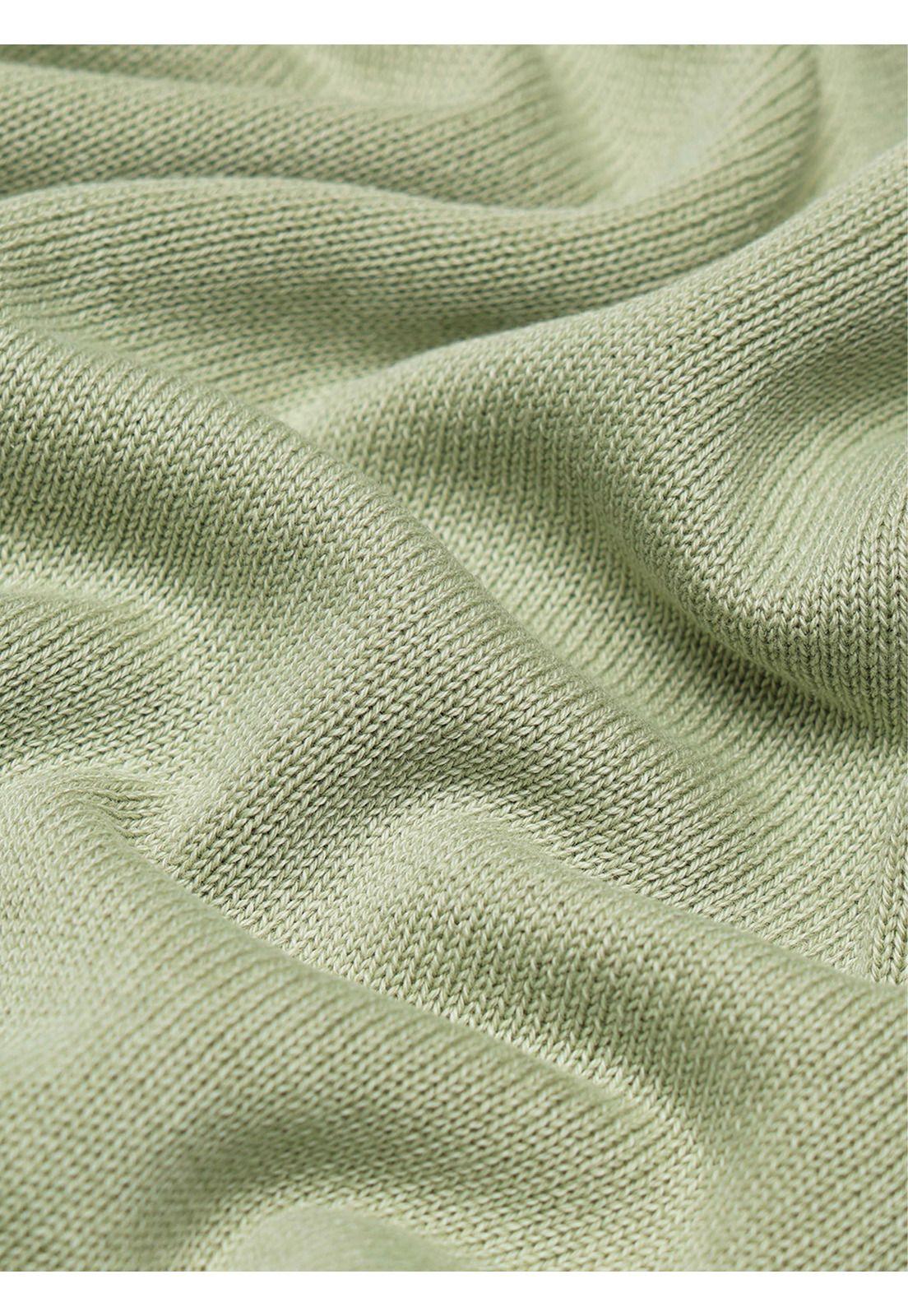 Sweater Stone Wash Regular Fit Verde Arrow SW34086VE-5