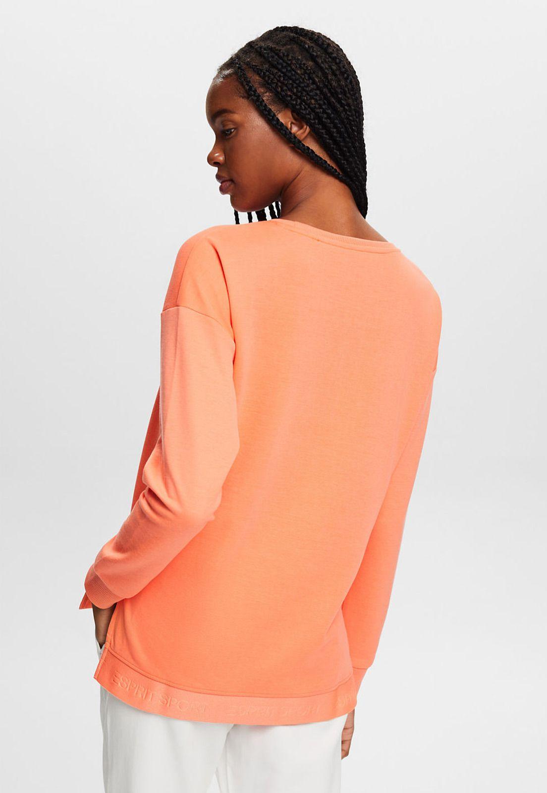 Polerón Deportivo Cuello Redondo Con Logo Abajo Mujer Esprit-1