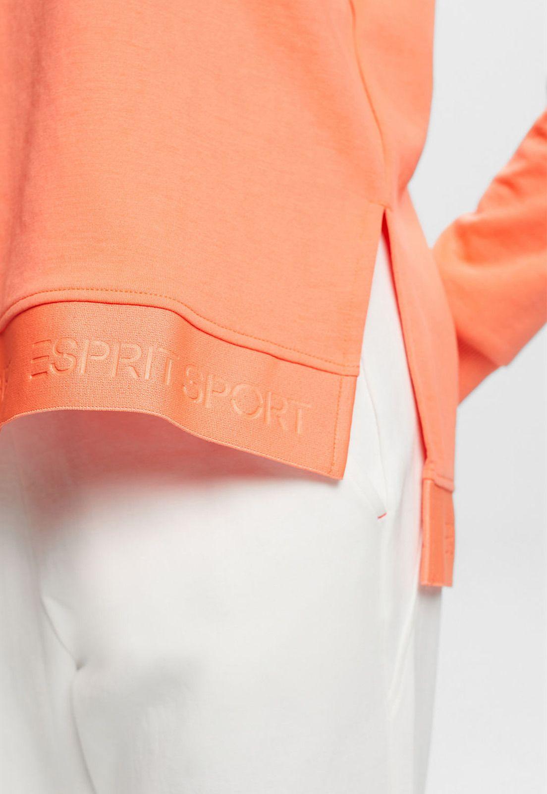 Polerón Deportivo Cuello Redondo Con Logo Abajo Mujer Esprit-3