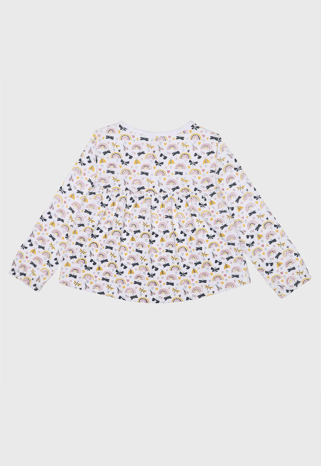 Polera Estampada Niña Osito PO2A007AZ-1