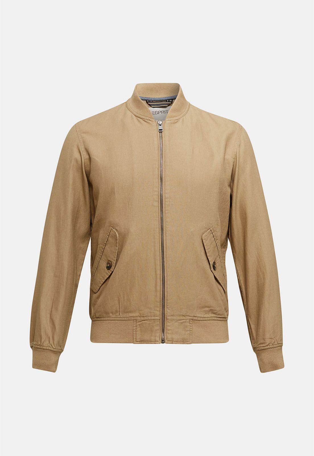Con lino: chaqueta bomber-3