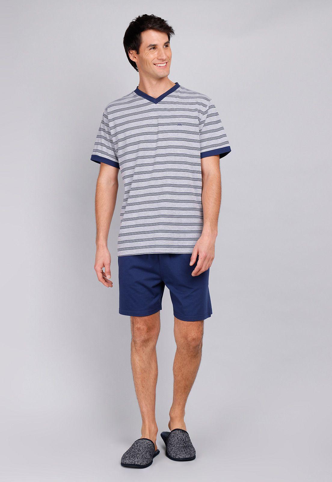 Pijama Corto Cuello En V Arrow-3