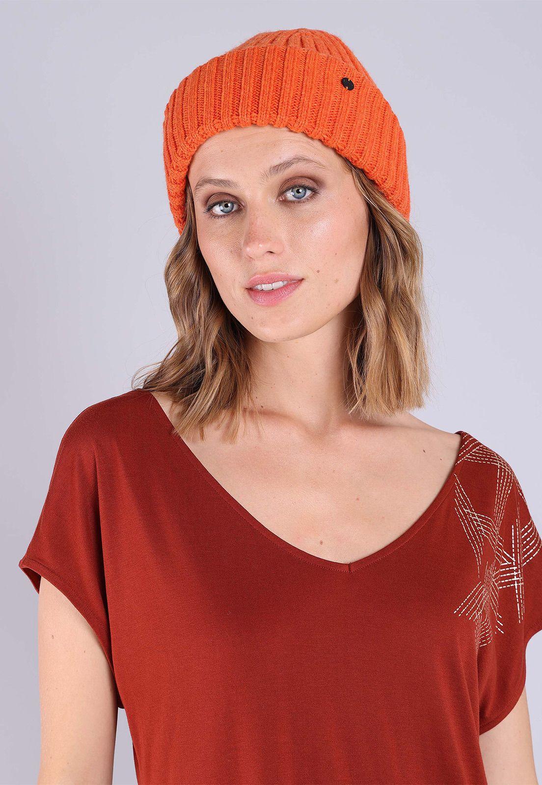 Polera cuello en v y espalda descubierta Mujer Esprit-0