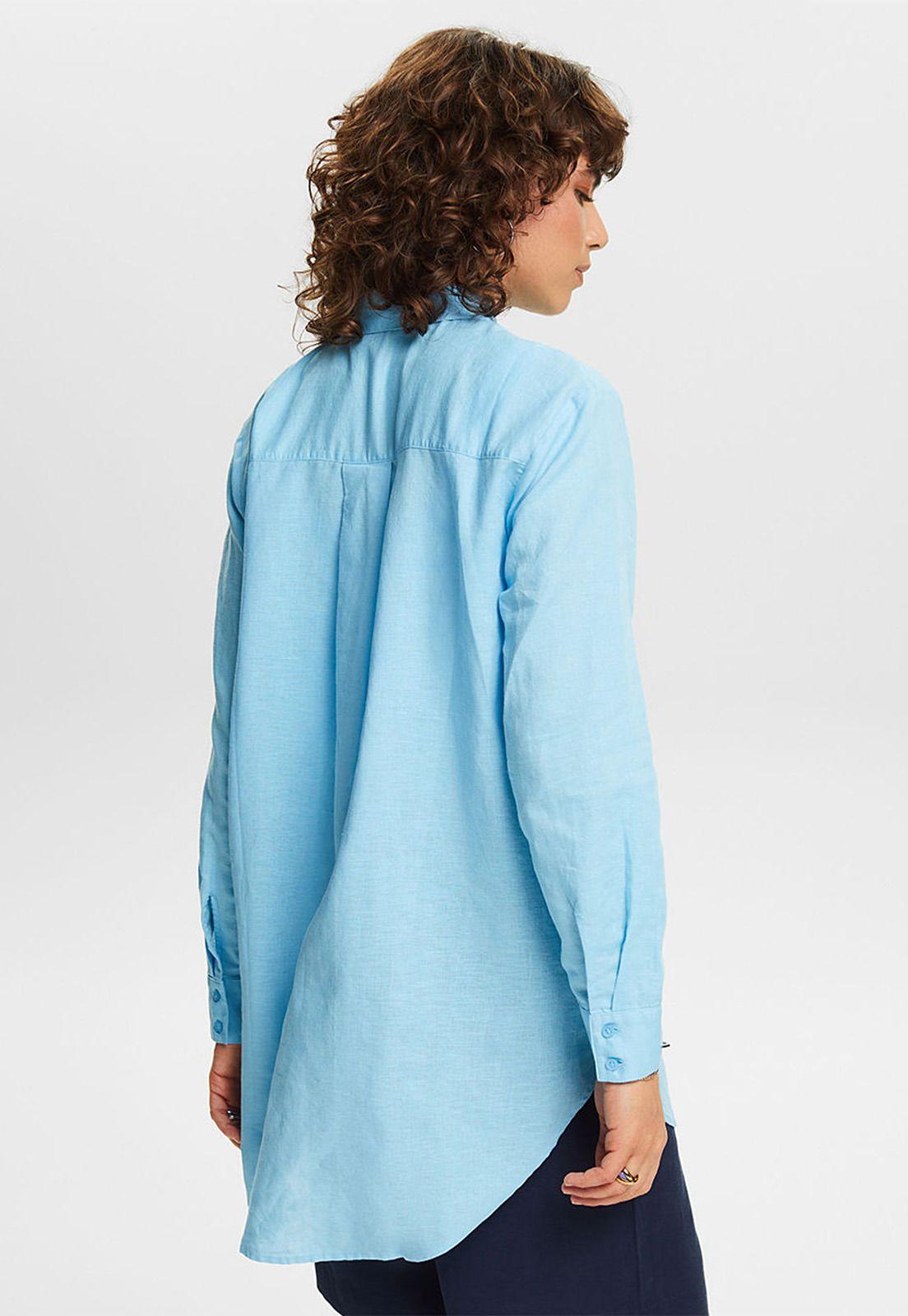 Blusa En Mezcla De Lino Mujer Esprit-2