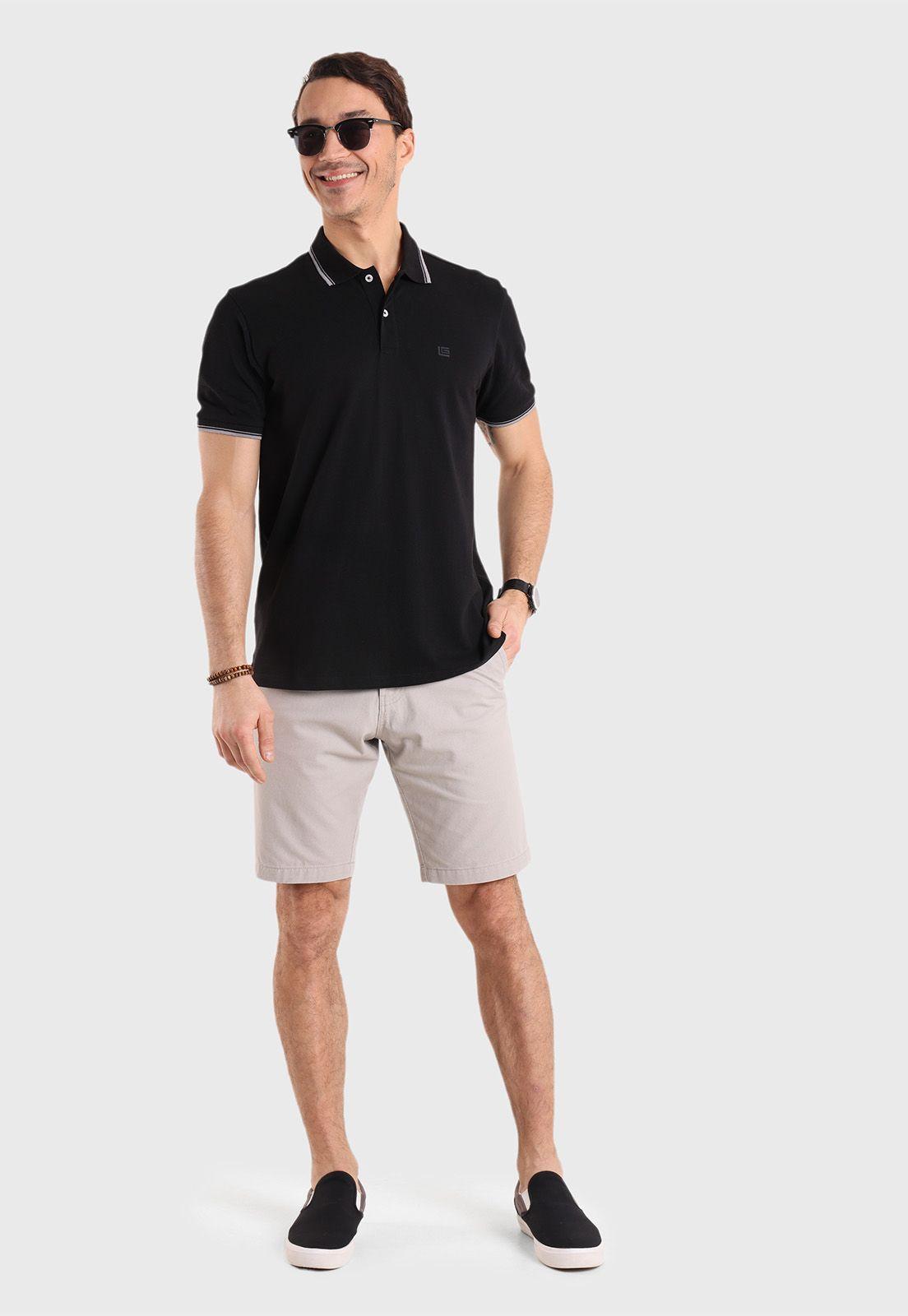 Polera Piqué Manga Corta Guy Laroche-3