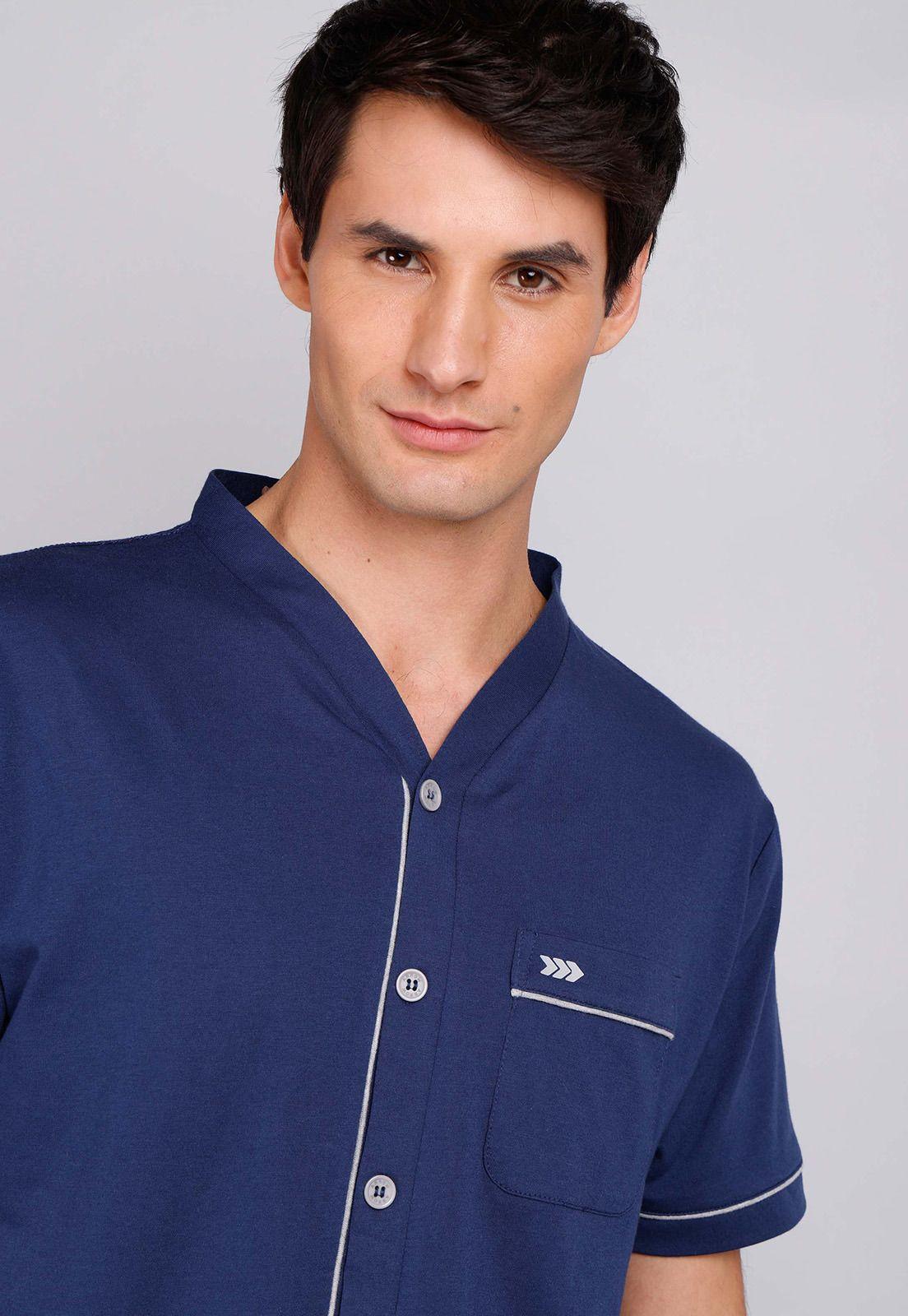 Pijama Corto Cuello En V Arrow P1V3211AZ-2