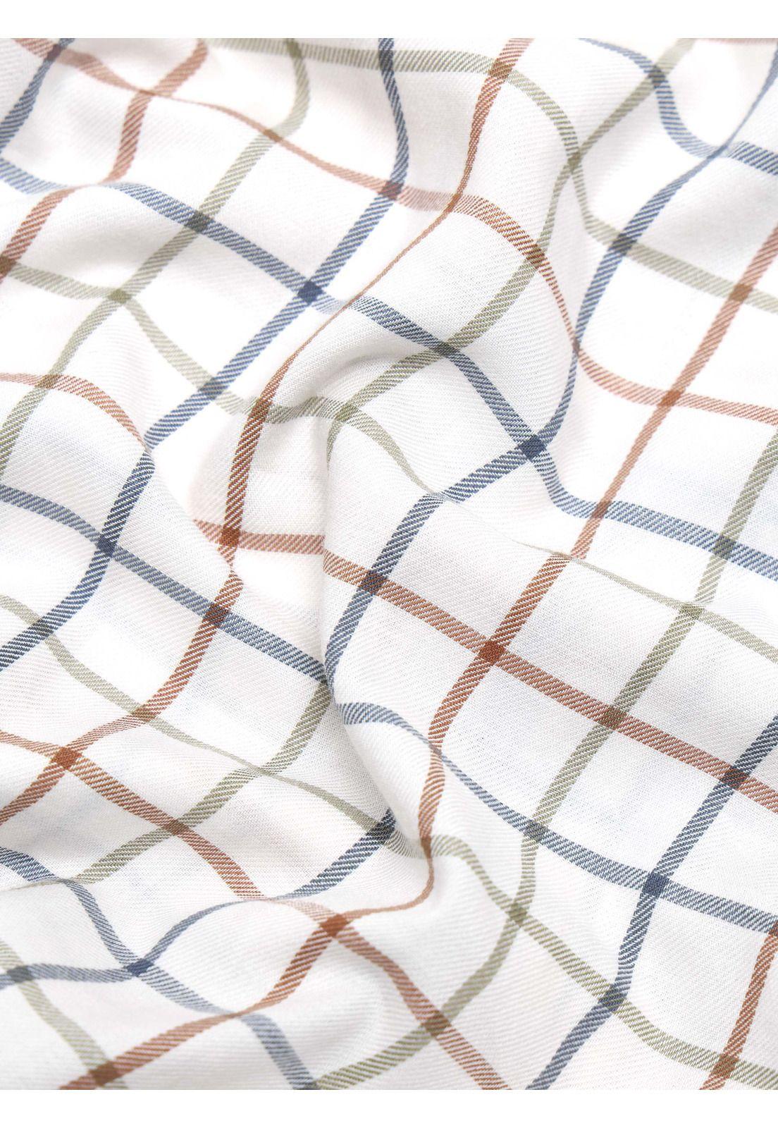 Camisa A Cuadros Regular Fit Café Arrow CM33005CA-6