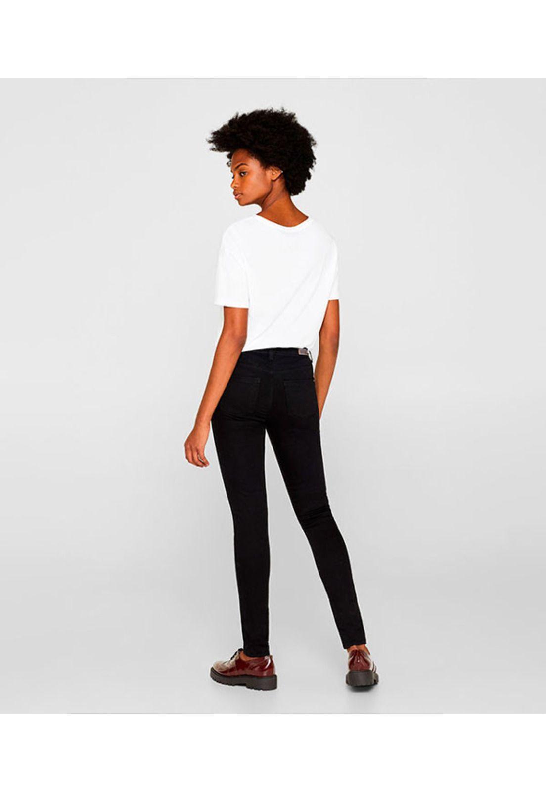 Jeans con efecto moldeador y cintura alta-6