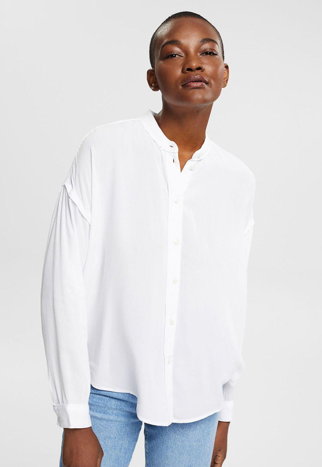 Blusa Con Hombros Caidos Esprit-0