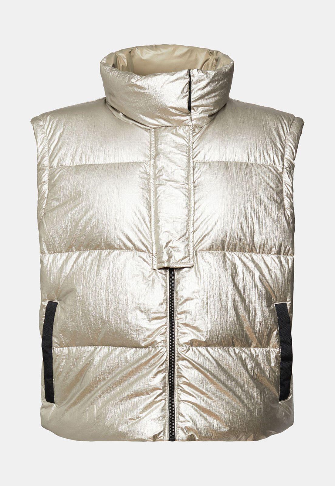 Chaqueta Metalizada Sin Manga Mujer Esprit-3