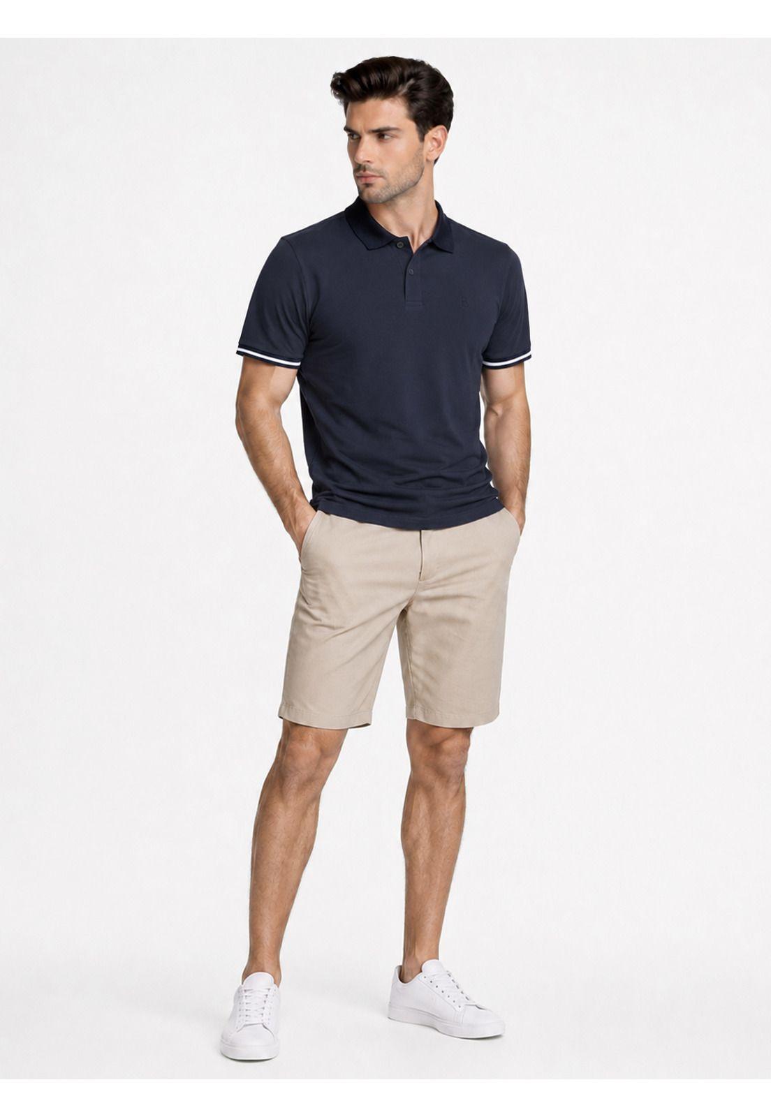 Polera Pique Regular Fit Azul Piero Butti PBDVK57AZ-3