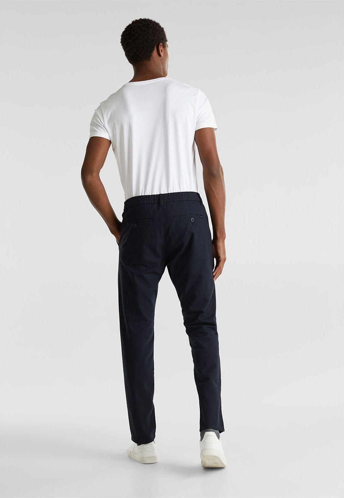 Pantalones chinos en dos tonos con componente elástico Esprit Esprit-1