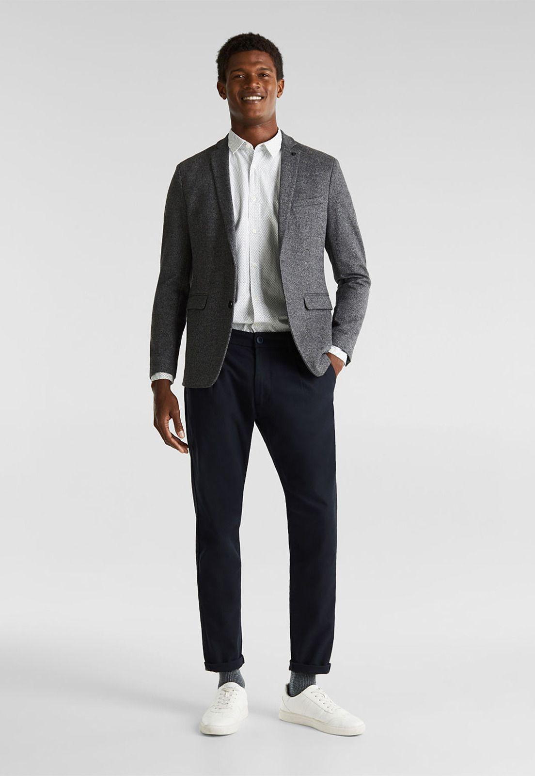 Pantalones chinos en dos tonos con componente elástico Esprit Esprit-2