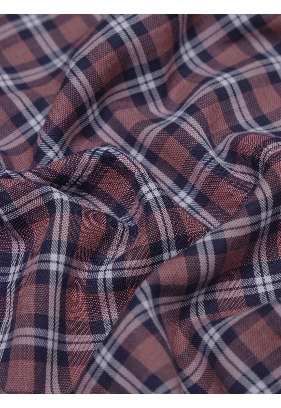 Camisa A Cuadros Regular Fit Rojo Arrow CM34021RO-6