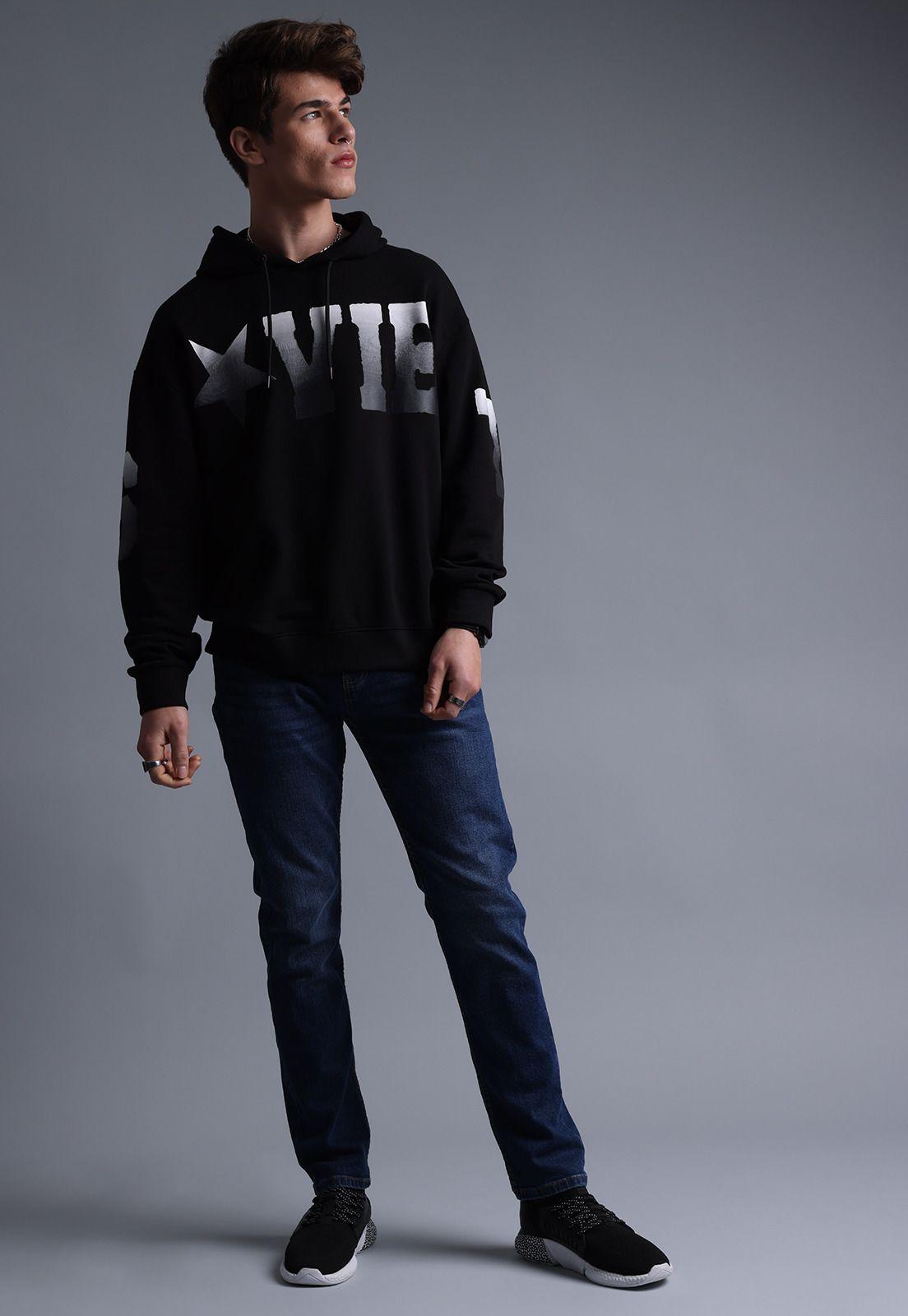 Poleron Big Print Hombre Soviet SPLH604NE-5