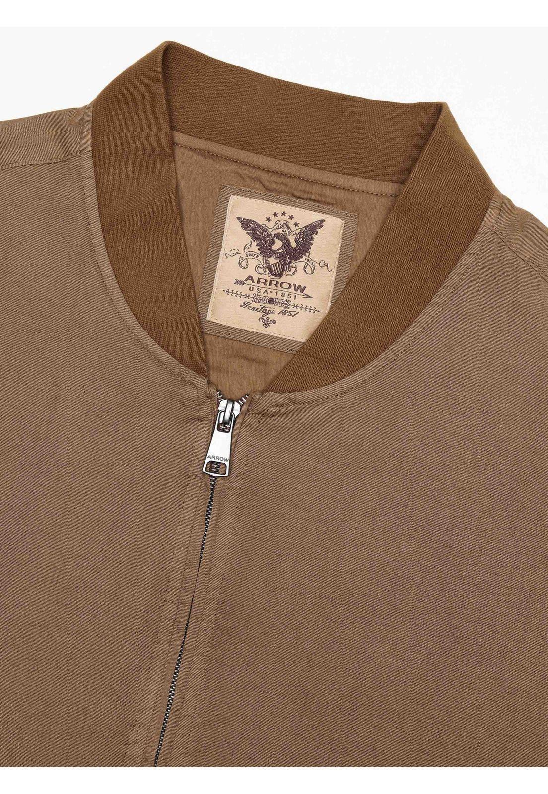 Chaqueta Bomber Regular Fit Taupe Arrow CA34011TA-5