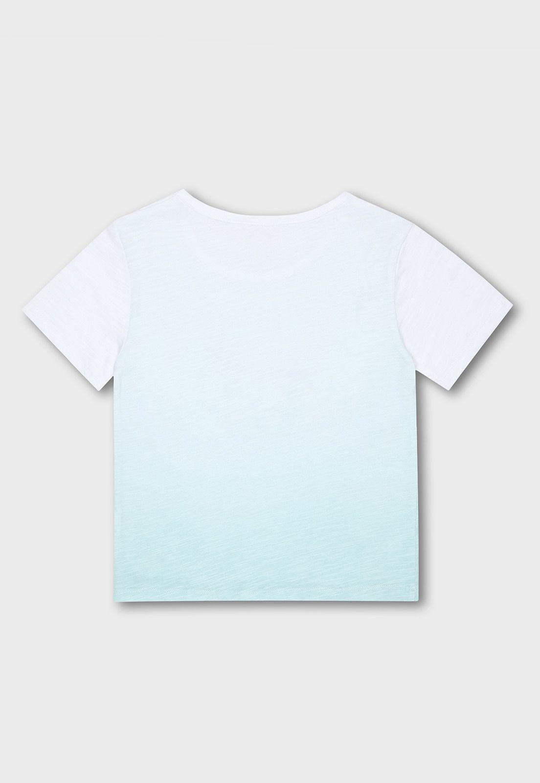 Polera Manga Corta Niña Osito POAV526BL-1