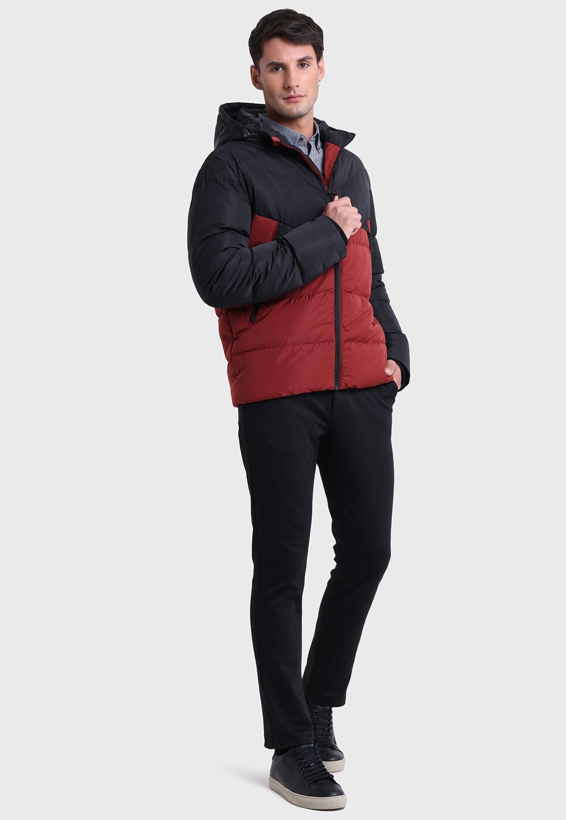 Parka Bicolor Con Capucha Arrow-5