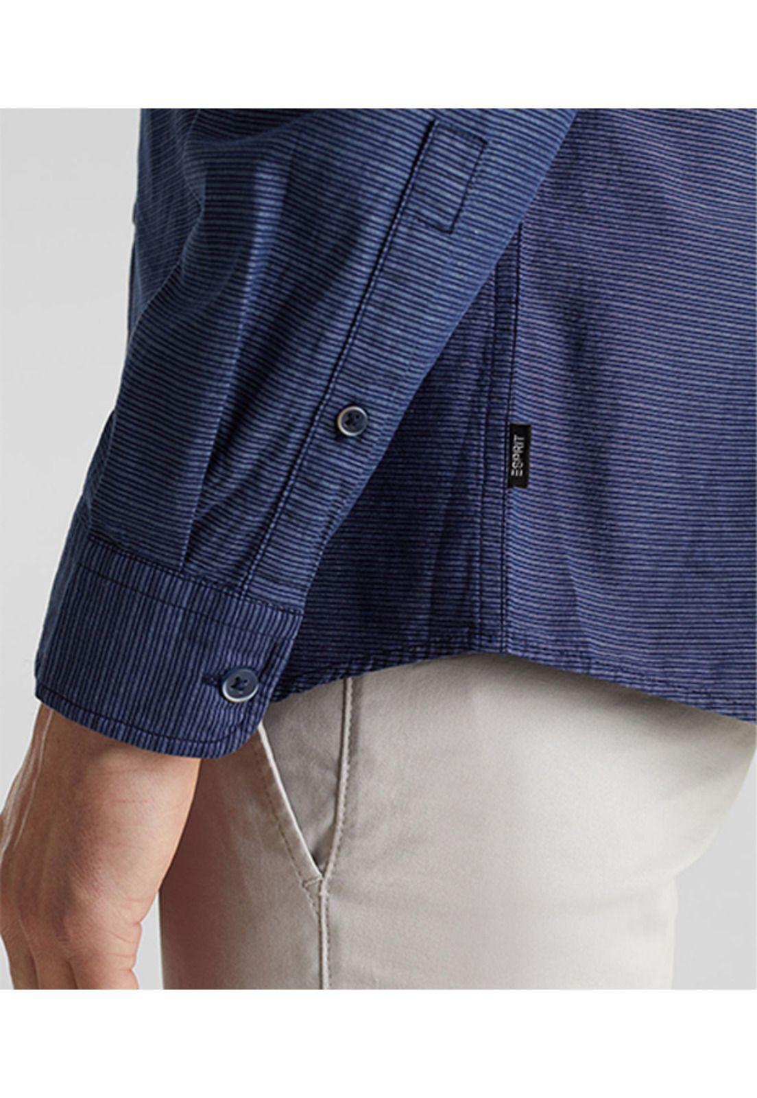 Camisa slim cuello mao-2