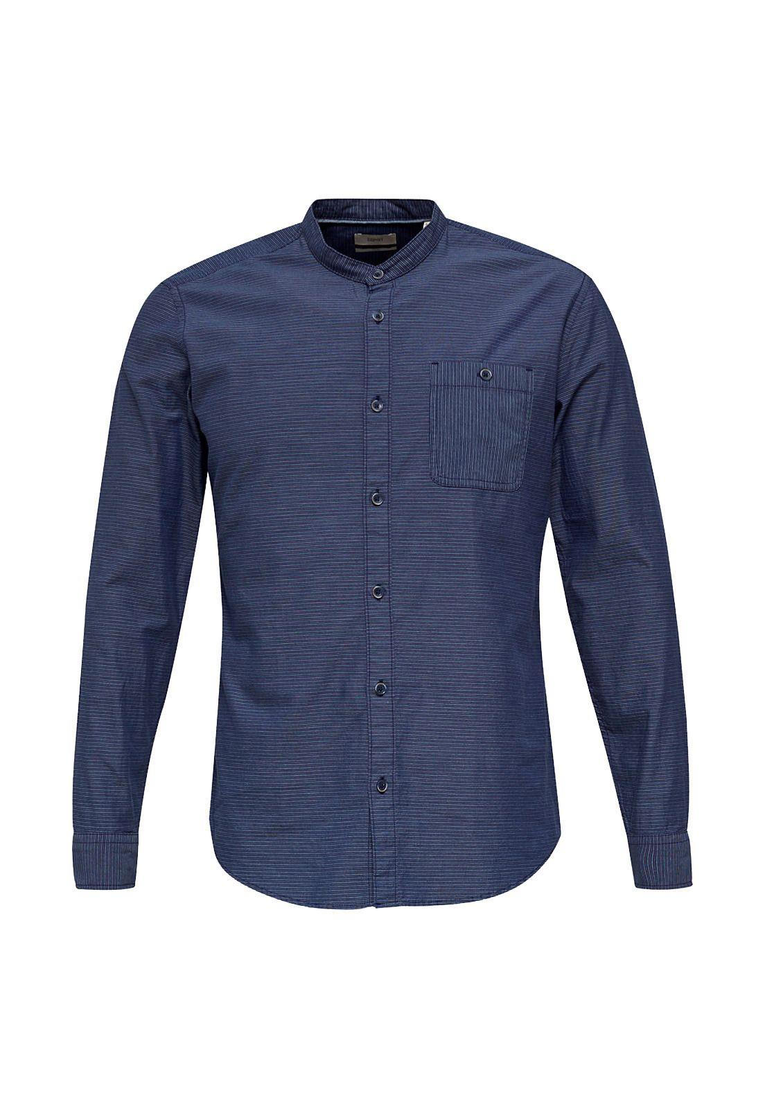 Camisa slim cuello mao-4
