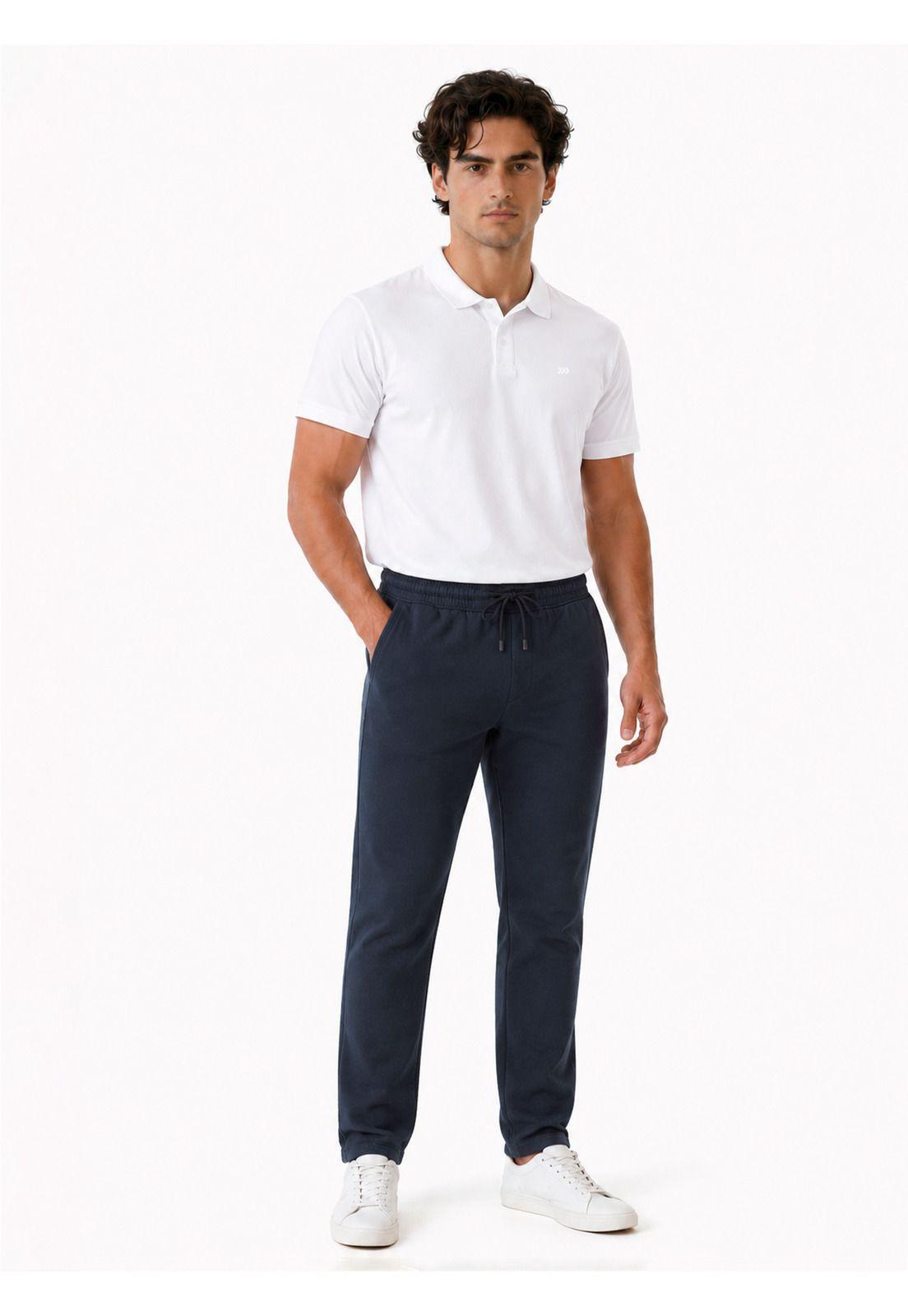 Pantalón Spandex Regular Fit Azul marino Arrow PA34020NB-3