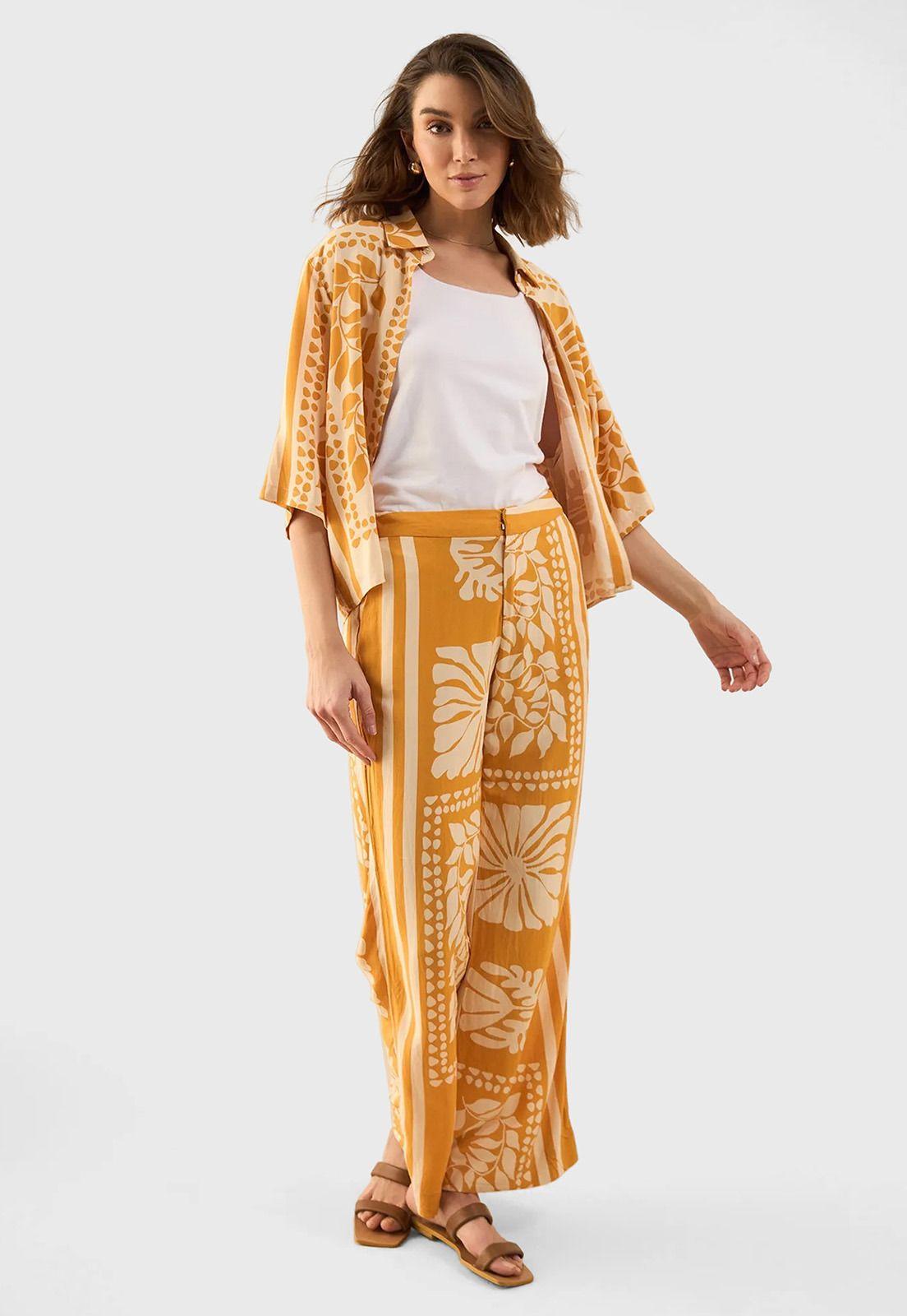 Pantalón Estampado Mujer Esprit 631G012-0