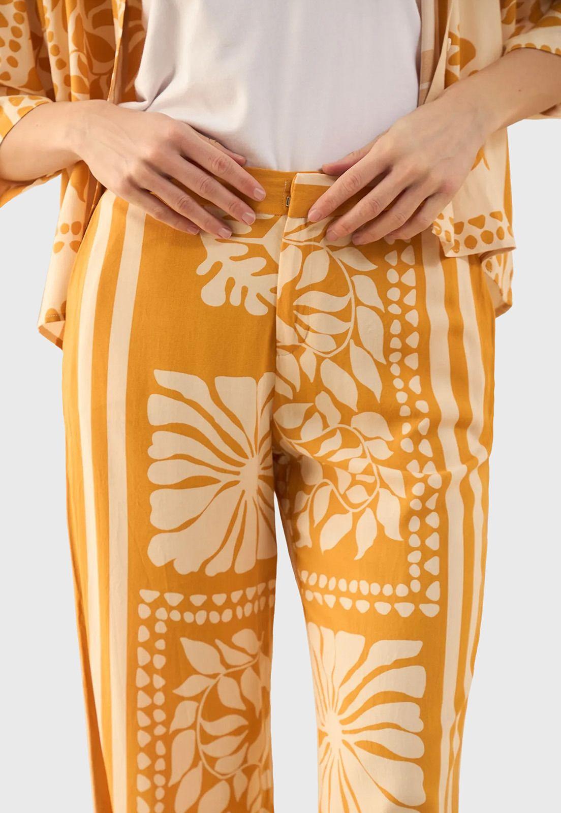 Pantalón Estampado Mujer Esprit 631G012-3