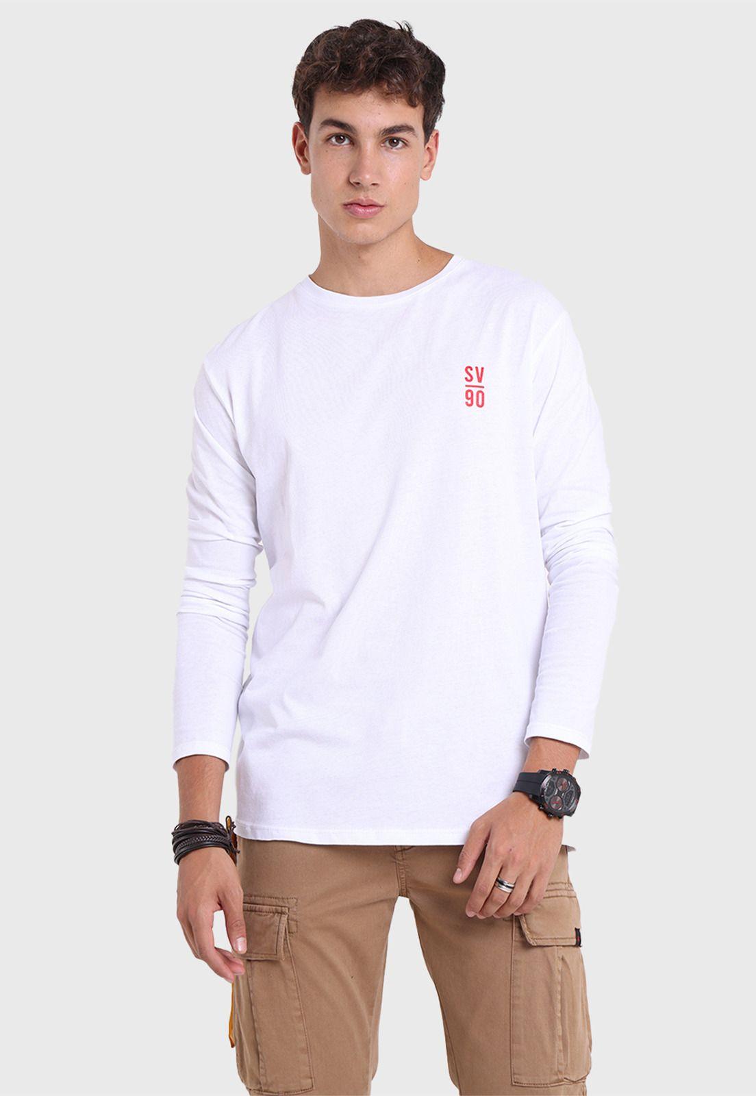Polera Manga Larga Hombre Soviet SPO2732BL-2