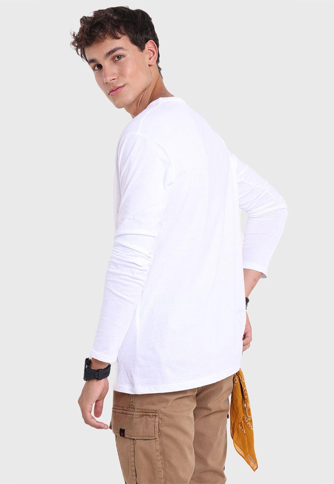 Polera Manga Larga Hombre Soviet SPO2732BL-4