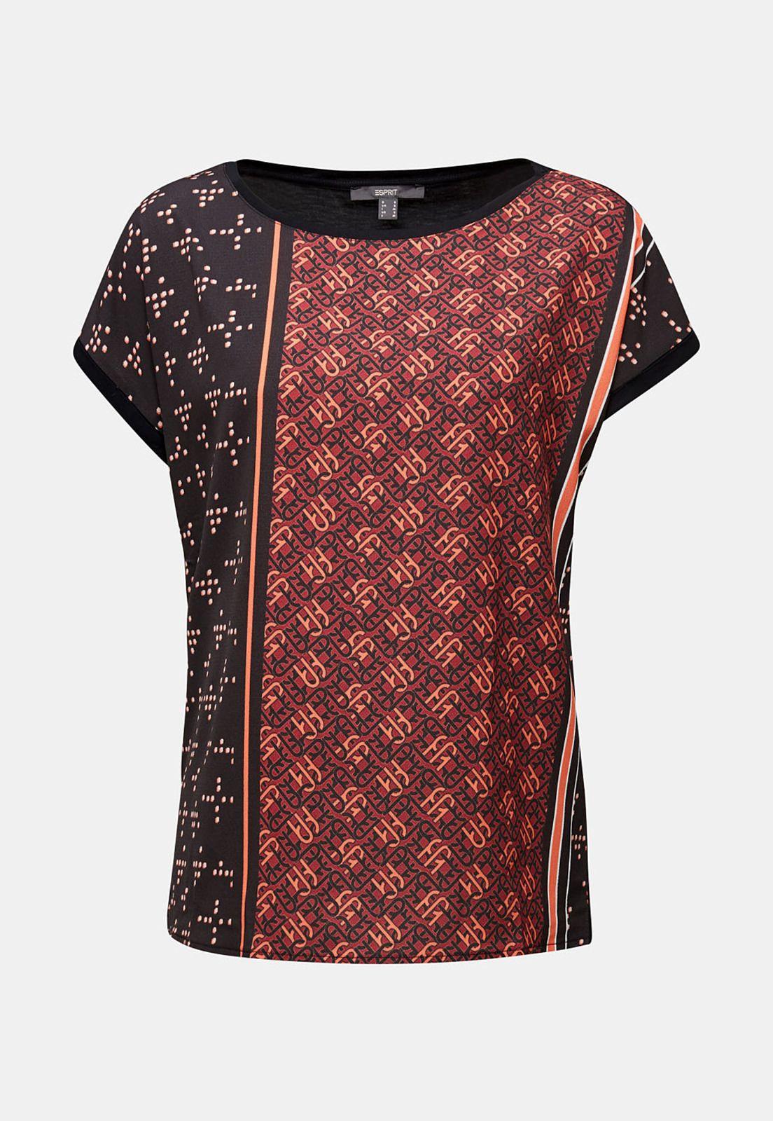 Polera Mujer Manga Corta Estampada Esprit-1