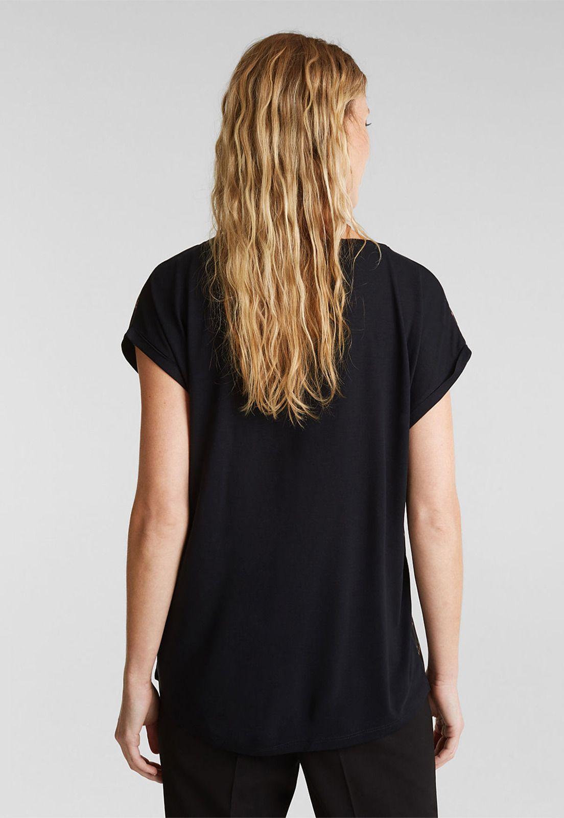 Polera Mujer Manga Corta Estampada Esprit-3