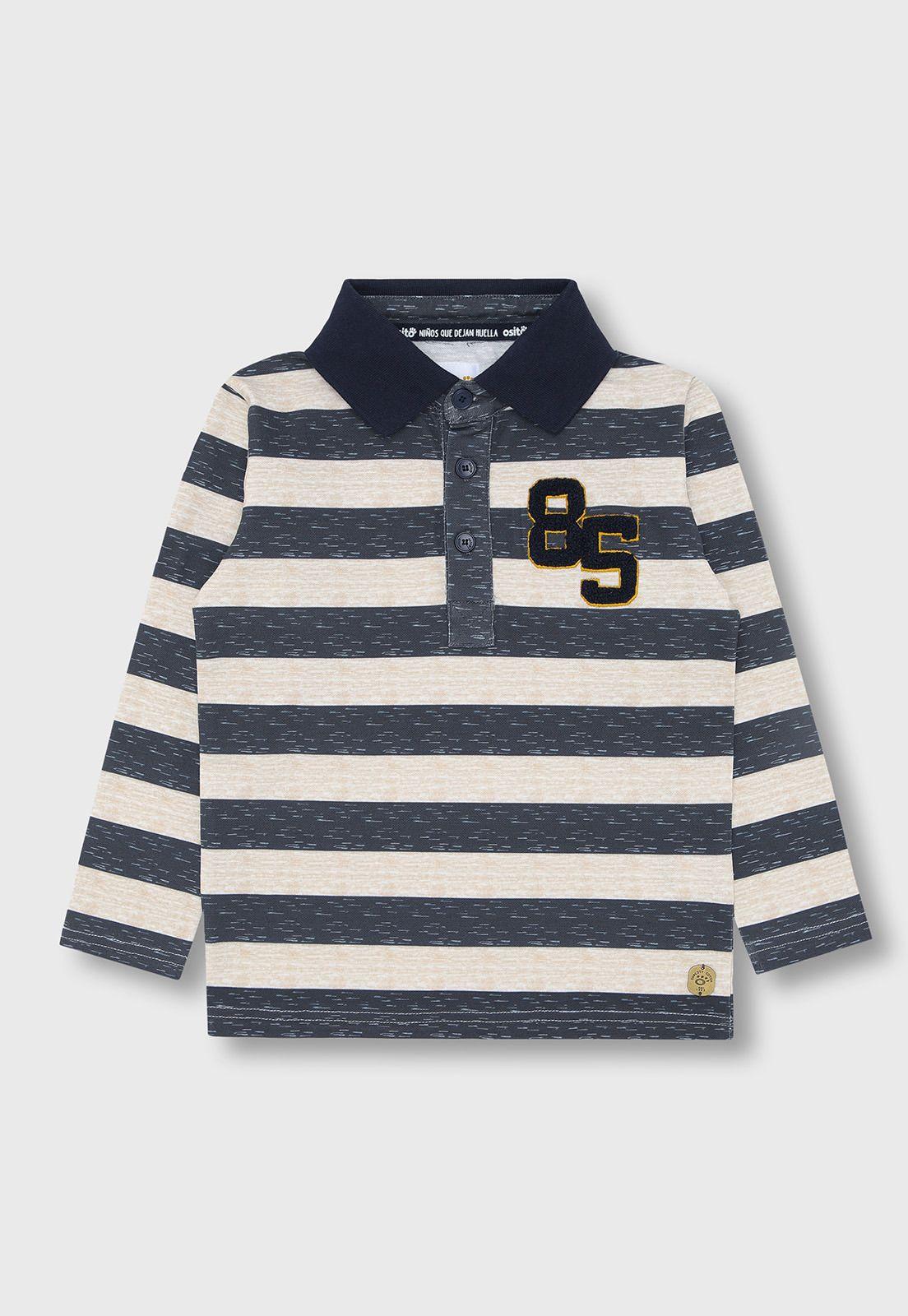 Polera Manga Larga Niña Osito OPOO605NB-0