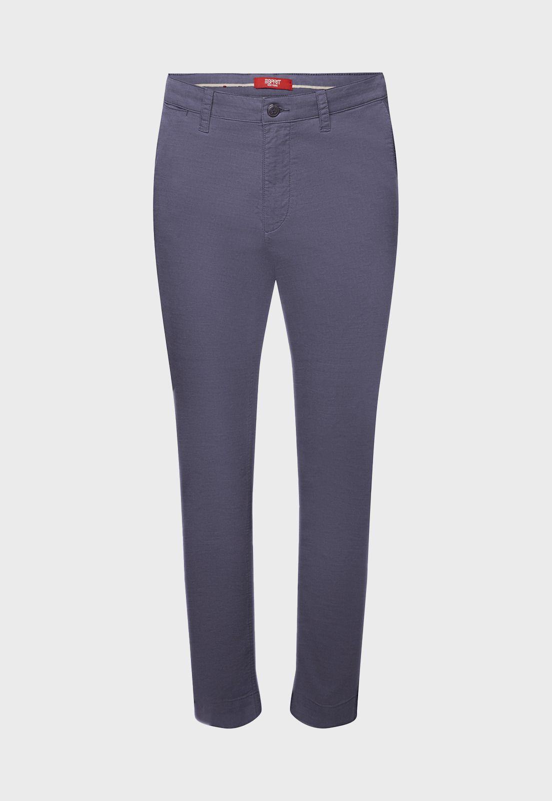 Pantalones Chinos Con Hebillas De Cinturón Hombre Esprit-3