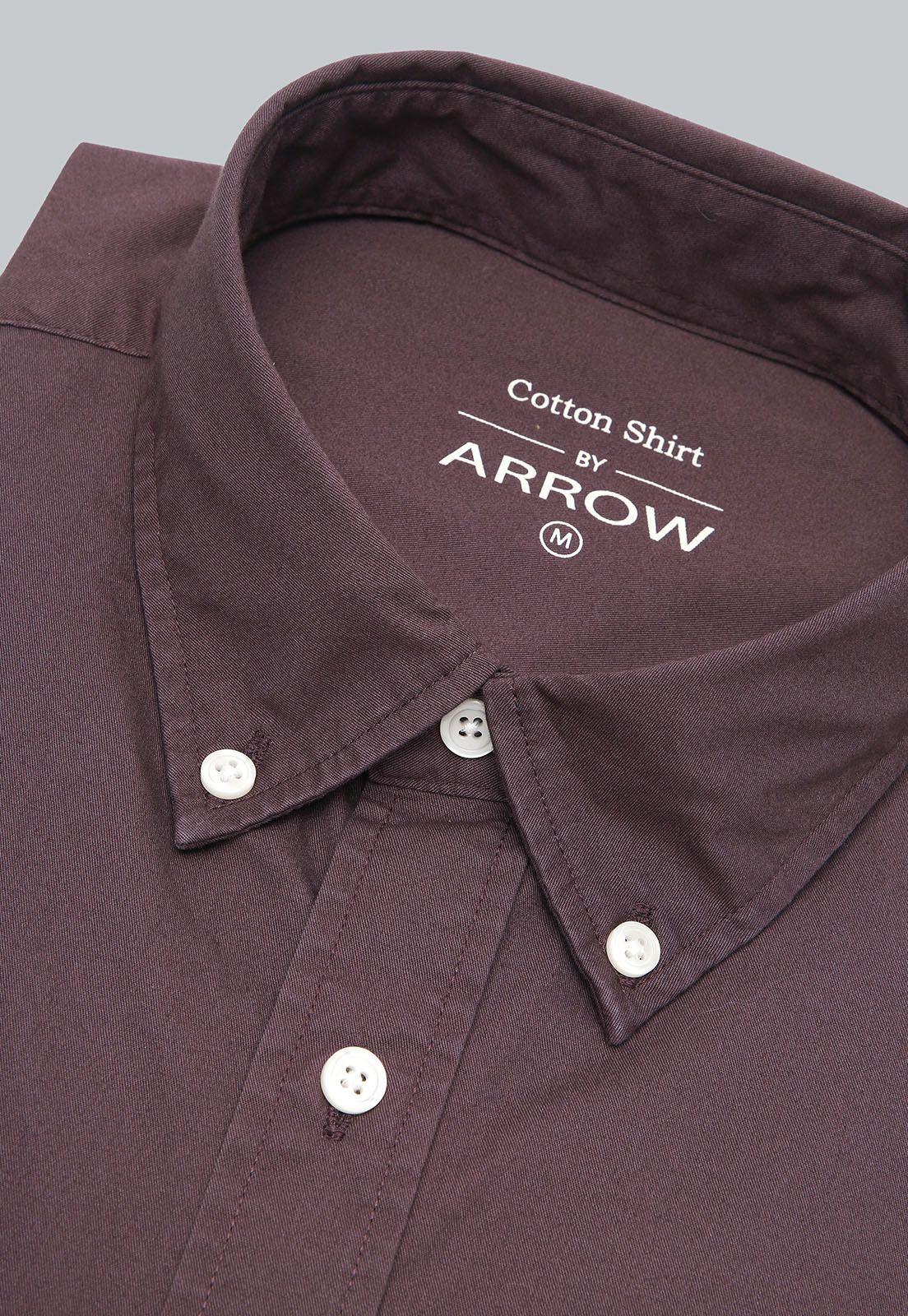 Camisa Lisa Manga Larga Arrow-4
