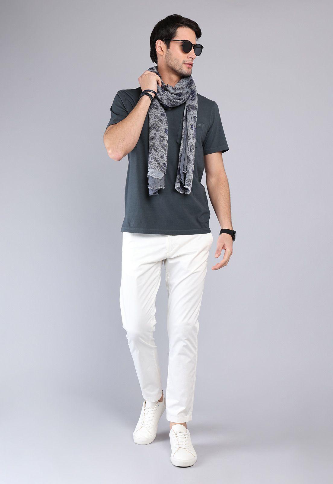 Polera Cuello Redondo Stone Wash Arrow PO32016GO-3