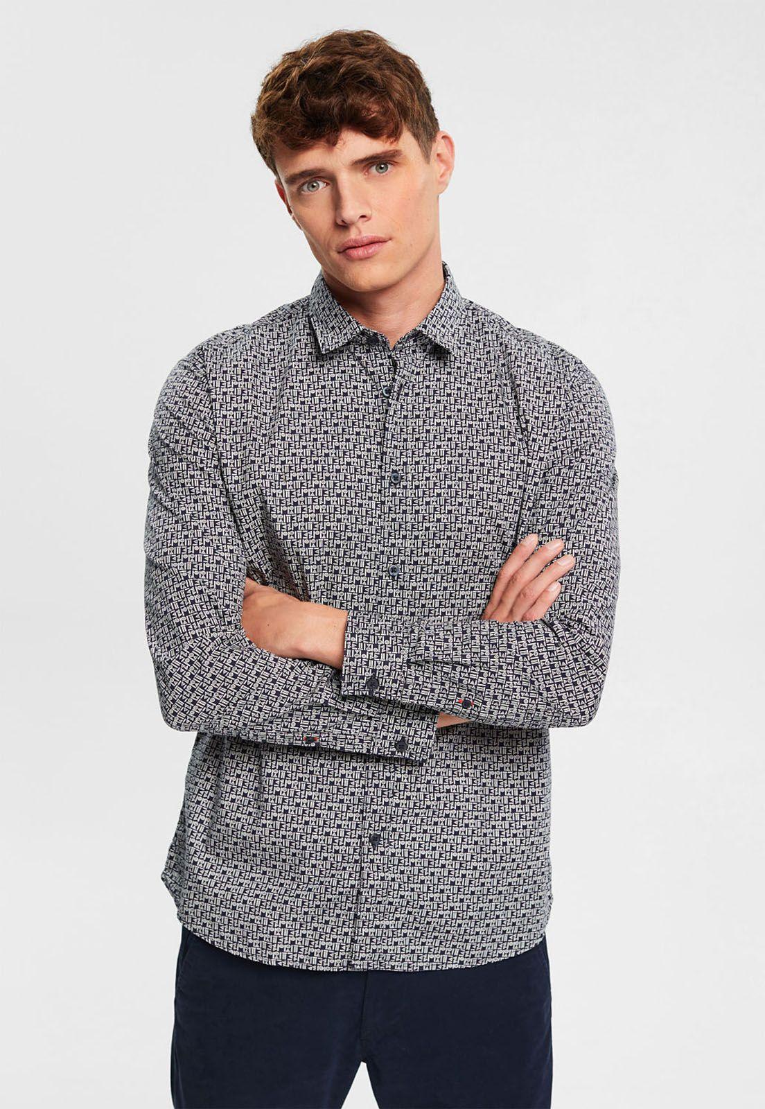 Camisa De Corte Ceñido Hombre Esprit-0