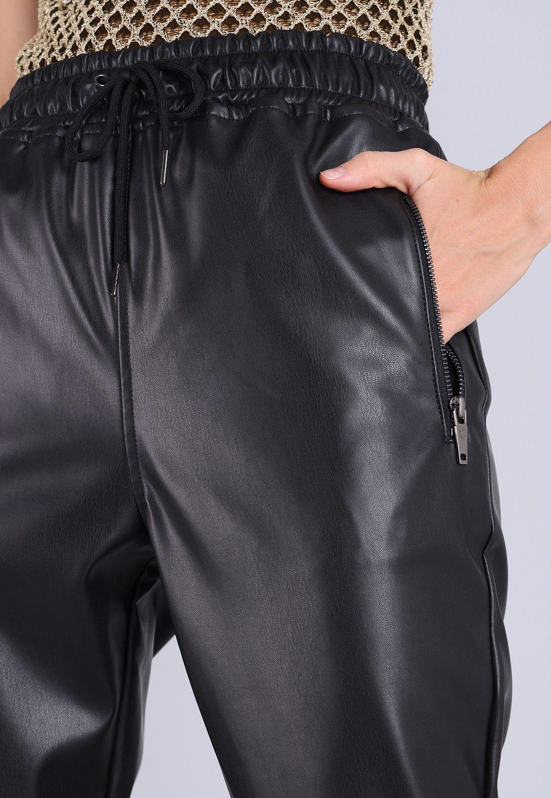 Pantalon Jogger PU Mujer Soviet-2