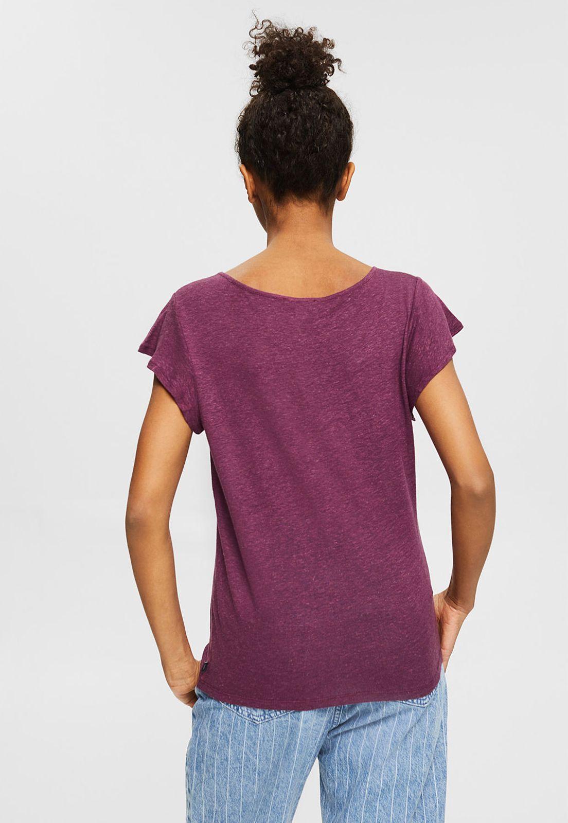 Polera Con Abertura Decorativa En Forma De Gota Esprit Arena-1