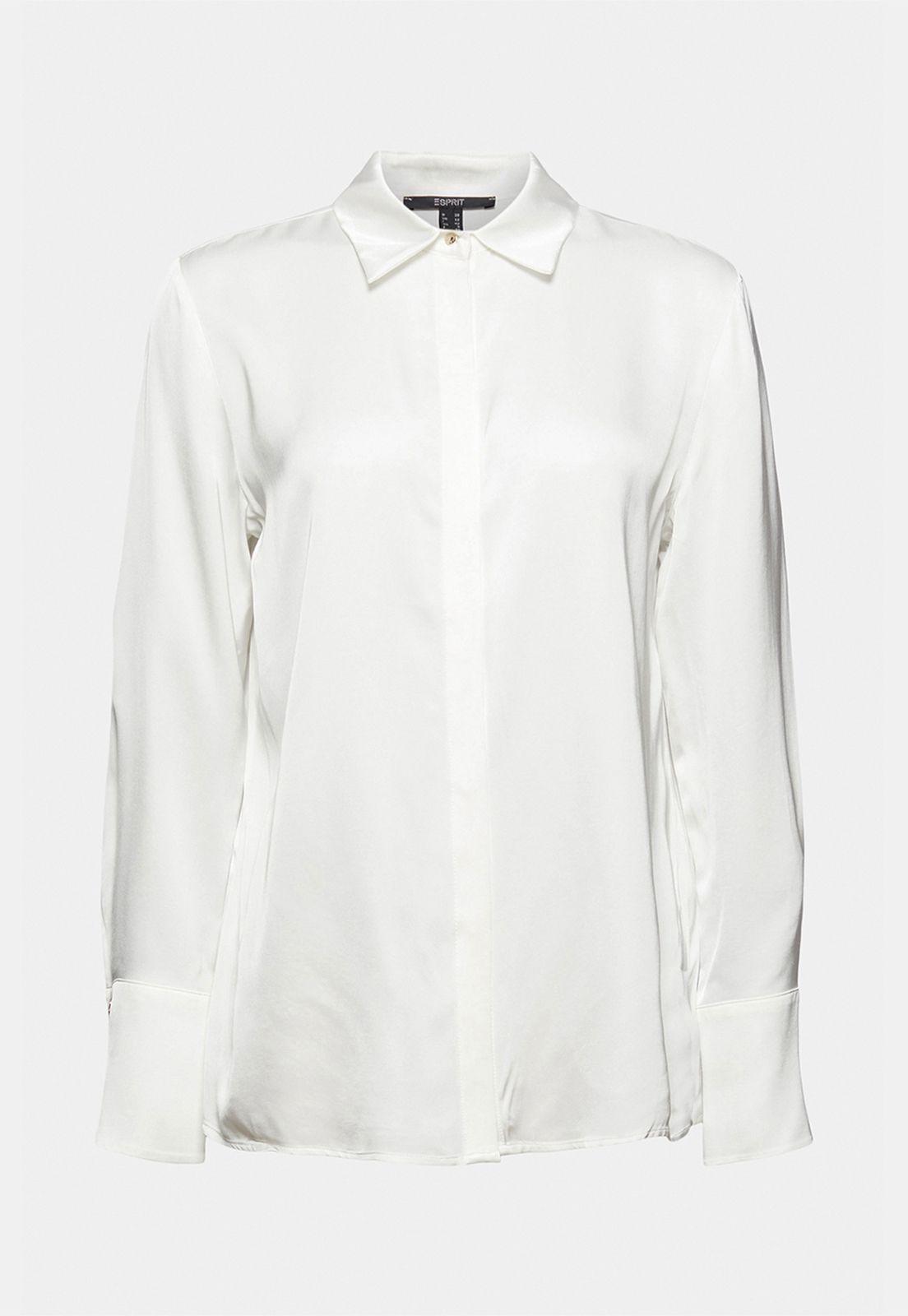 Blusa De Raso Manga Larga Esprit-3